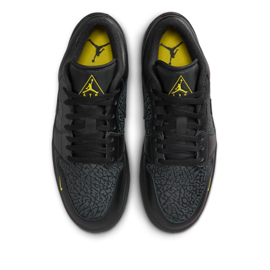 Overkicks - Air Jordan 1 Low Black Elephant Print (IM6568-010) - par completo