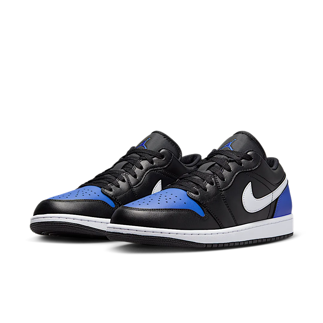 Overkicks - Air Jordan 1 Low Black Royal Toe (553558-042) - vista trasera