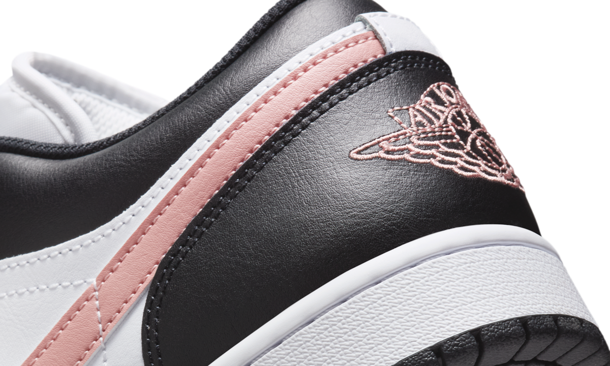 Overkicks - Air Jordan 1 Low Black Rust Pink (553558-165) - detalle