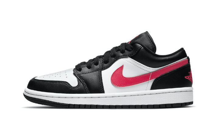 Overkicks - Air Jordan 1 Low Black Siren Red (DC0774-004) - vista lateral