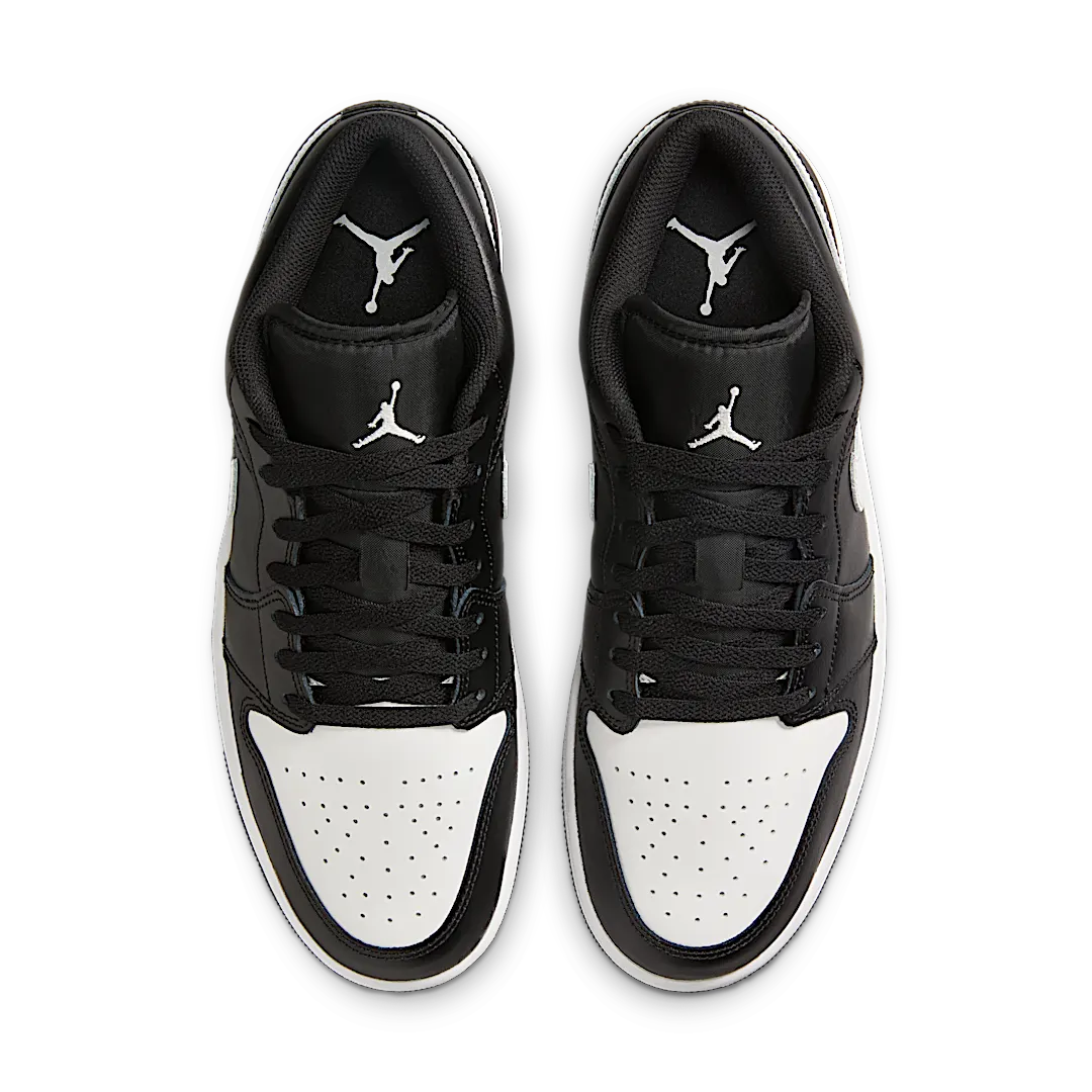 Overkicks - Air Jordan 1 Low Black Summit White (553558-043) - par completo
