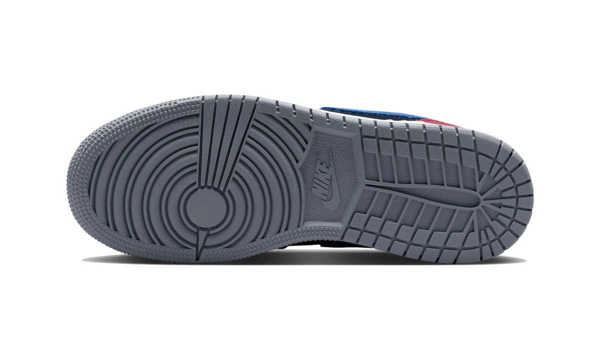 Overkicks - Air Jordan 1 Low Black True Blue Varsity Red (GS) (553560-049) - imagen 3