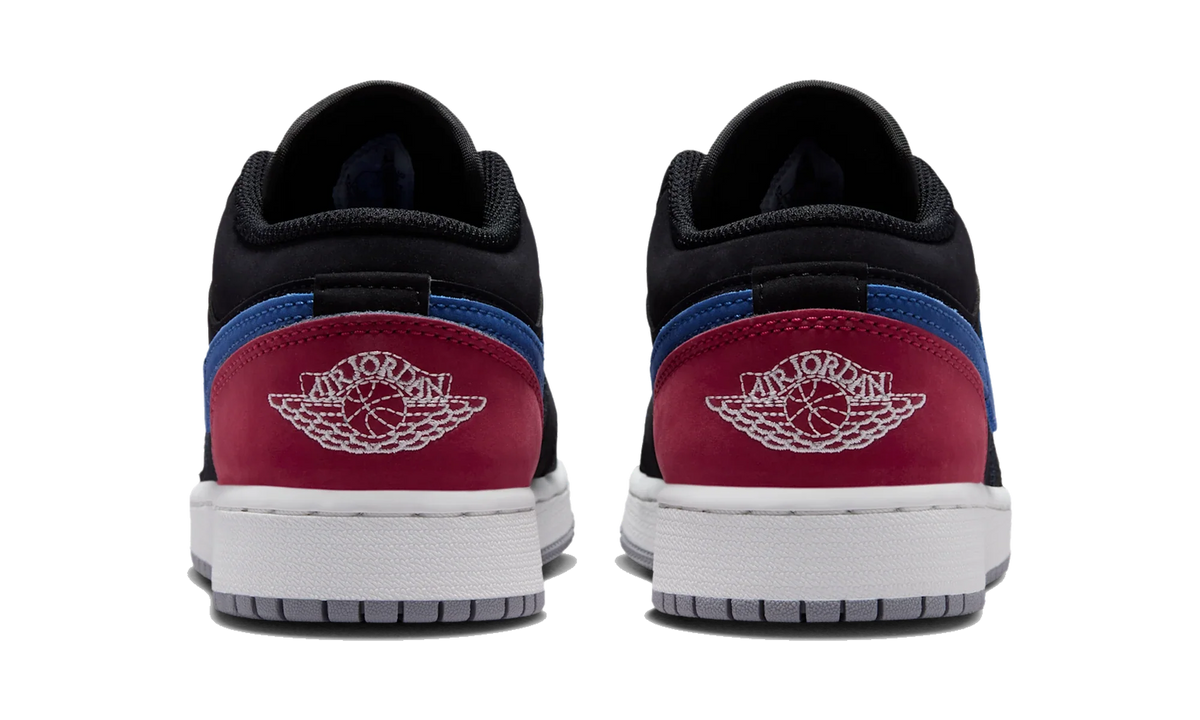 Overkicks - Air Jordan 1 Low Black True Blue Varsity Red (GS) (553560-049) - imagen 6