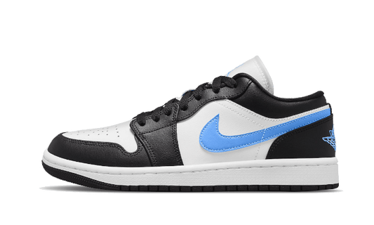 Overkicks - Air Jordan 1 Low Black University Blue White (DC0774-041) - vista lateral