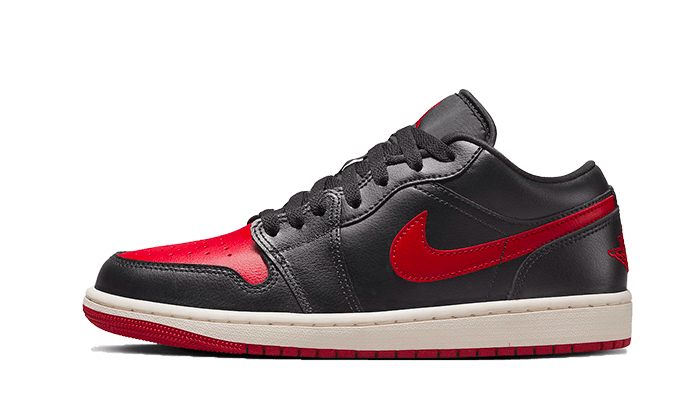 Overkicks - Air Jordan 1 Low Bred Sail (DC0774-061) - vista lateral