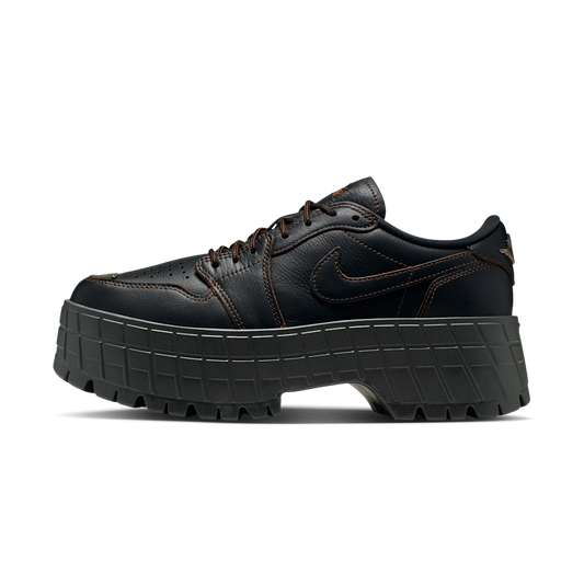 Overkicks - Air Jordan 1 Low Brooklyn Black Cacao Wow (HF3184-002) - vista lateral