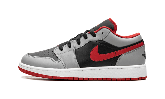 Overkicks - Air Jordan 1 Low Cement Fire Red (GS) (553560-060) - vista lateral