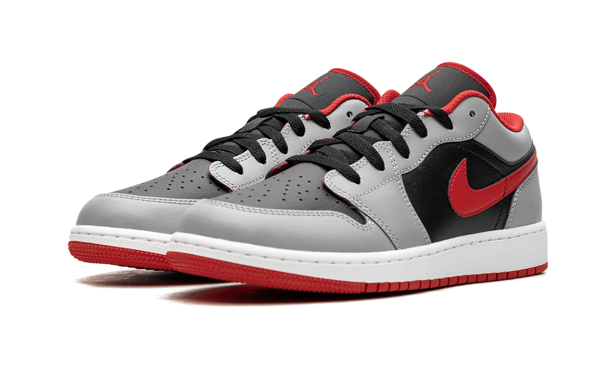 Overkicks - Air Jordan 1 Low Cement Fire Red (GS) (553560-060) - imagen 2