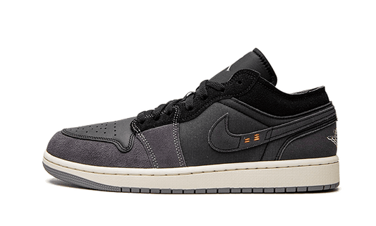 Overkicks - Air Jordan 1 Low Craft Inside Out Black (DN1635-001) - vista lateral