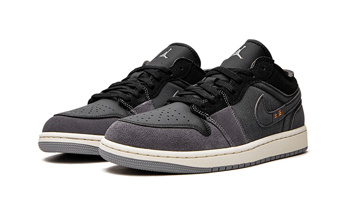 Overkicks - Air Jordan 1 Low Craft Inside Out Black (DN1635-001) - vista trasera