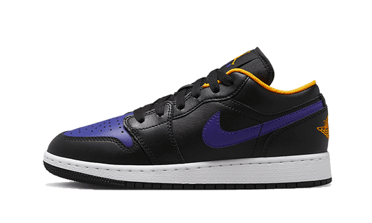 Overkicks - Air Jordan 1 Low Dark Concord (GS) (553560-075) - vista lateral