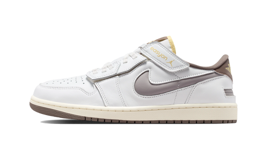 Overkicks - Air Jordan 1 Low EasyOn White Olive Grey Lemon Wash (DM1206-106) - vista lateral