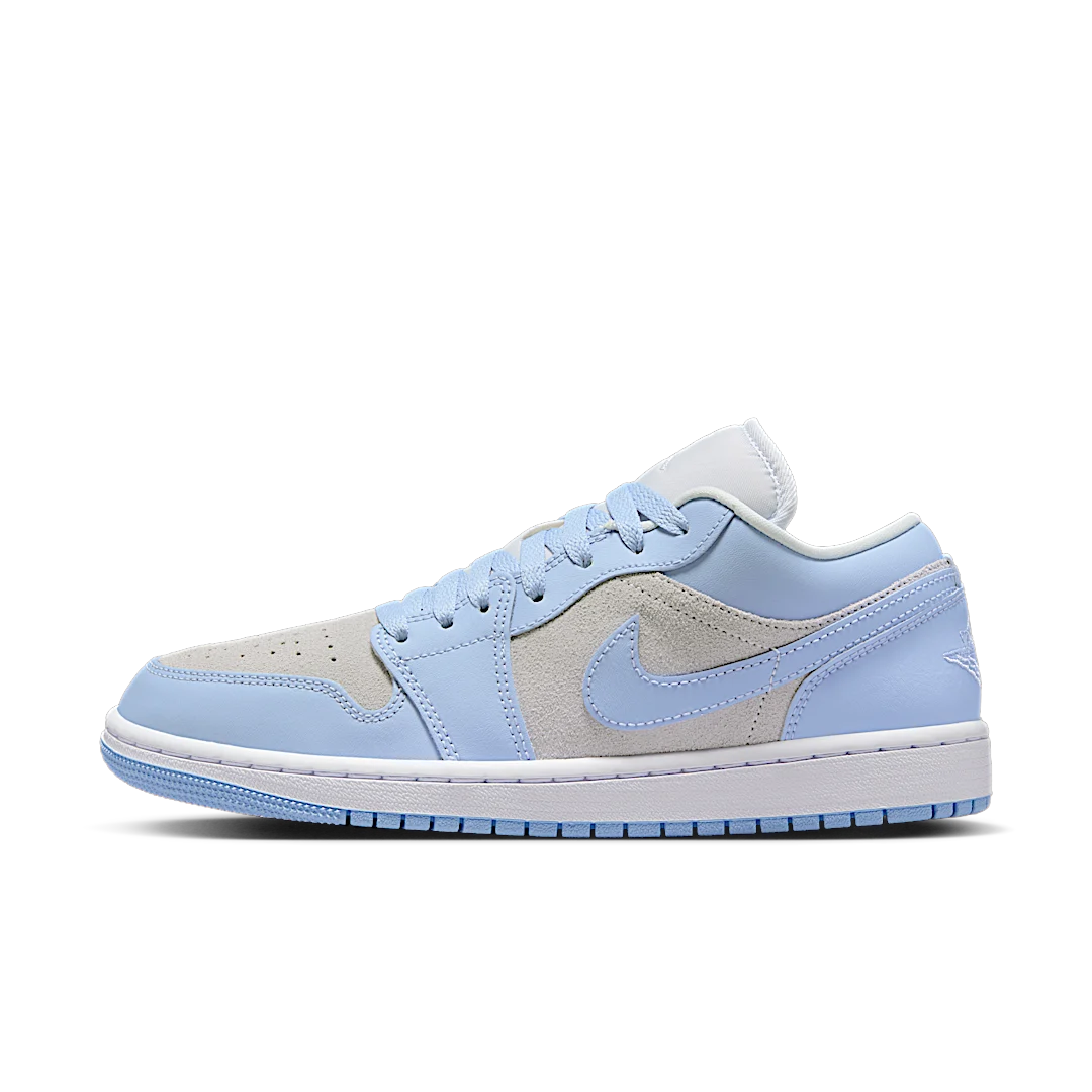 Overkicks - Air Jordan 1 Low Football Grey Aluminum (DC0774-050) - vista lateral