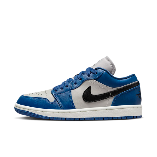 Overkicks - Air Jordan 1 Low French Blue College Grey (DC0774-402) - vista lateral