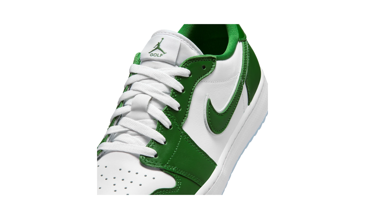 Overkicks - Air Jordan 1 Low Golf Forest Green (DD9315-300) - detalle lateral interior