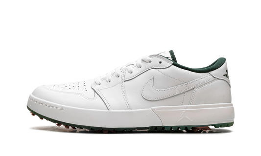 Overkicks - Air Jordan 1 Low Golf Spiked White Fir Elemental Pink (IQ3417-100) - vista lateral