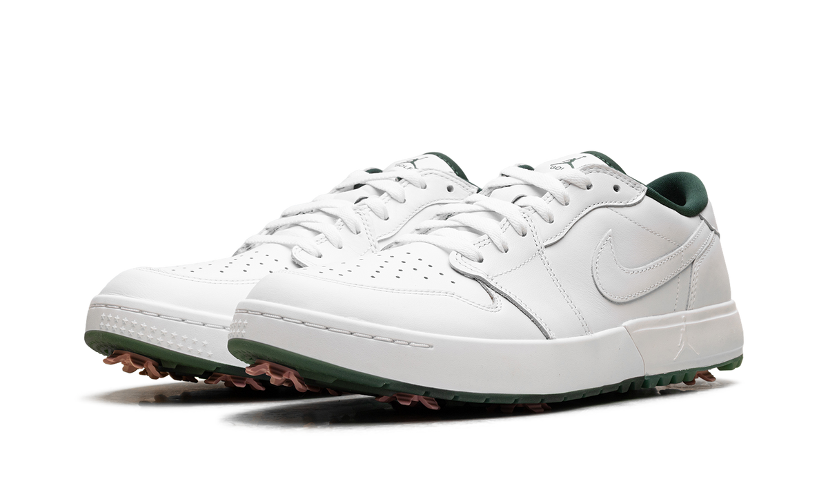 Overkicks - Air Jordan 1 Low Golf Spiked White Fir Elemental Pink (IQ3417-100) - vista trasera
