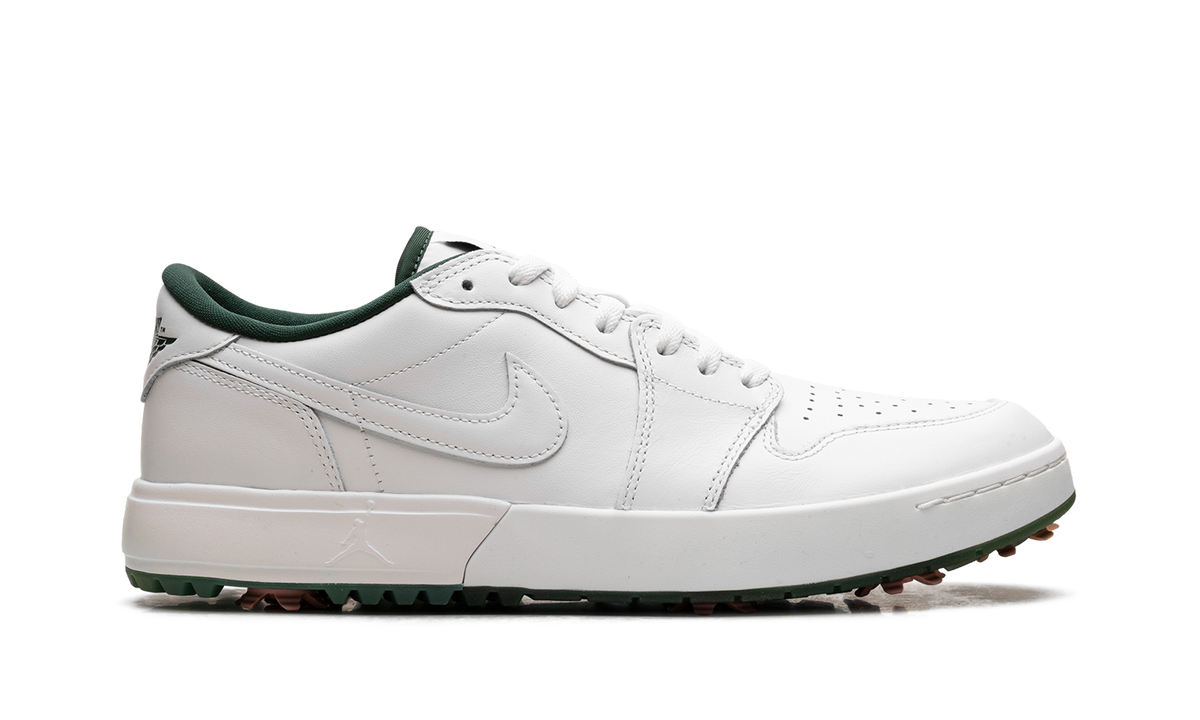 Overkicks - Air Jordan 1 Low Golf Spiked White Fir Elemental Pink (IQ3417-100) - detalle talón