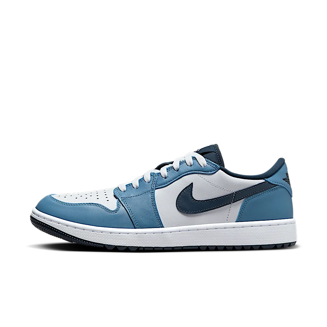 Overkicks - Air Jordan 1 Low Golf White Aegean Storm (DD9315-115) - vista lateral