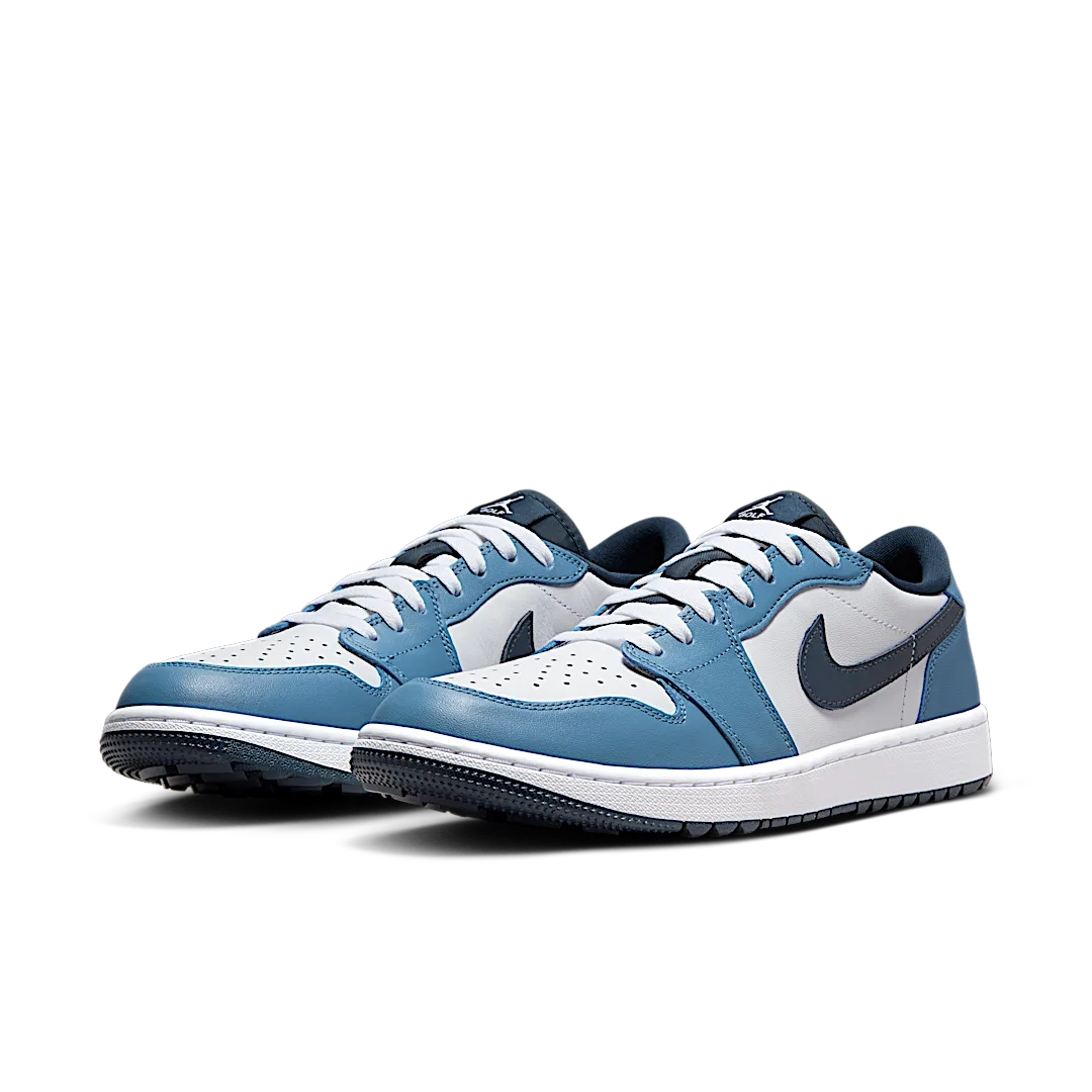 Overkicks - Air Jordan 1 Low Golf White Aegean Storm (DD9315-115) - vista trasera