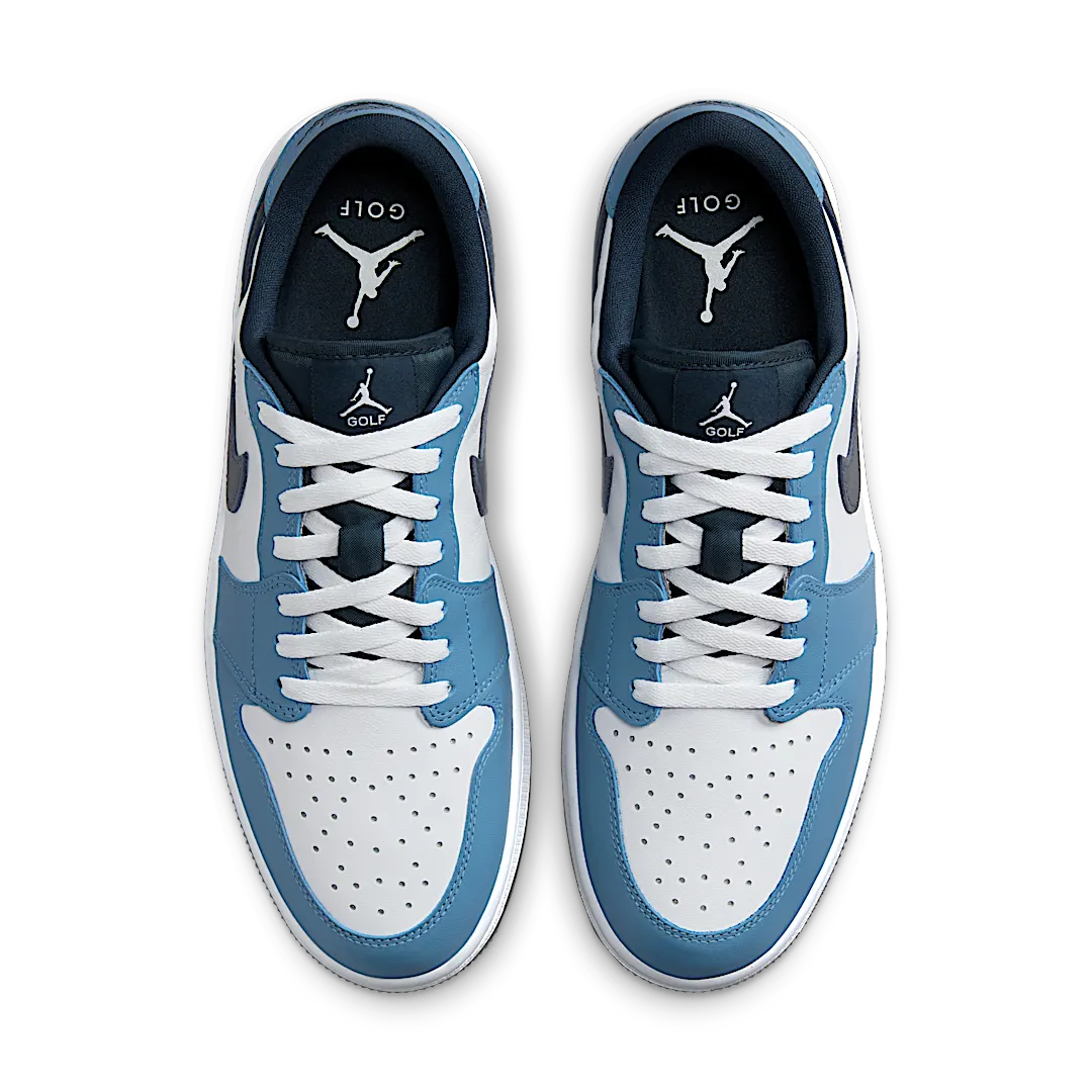 Overkicks - Air Jordan 1 Low Golf White Aegean Storm (DD9315-115) - par completo