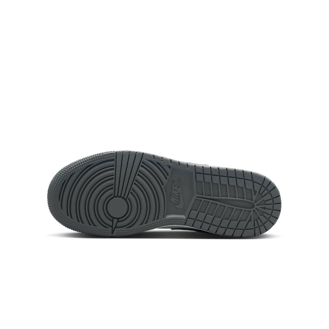 Overkicks - Air Jordan 1 Low Grey White (GS) (553560-044) - imagen 4