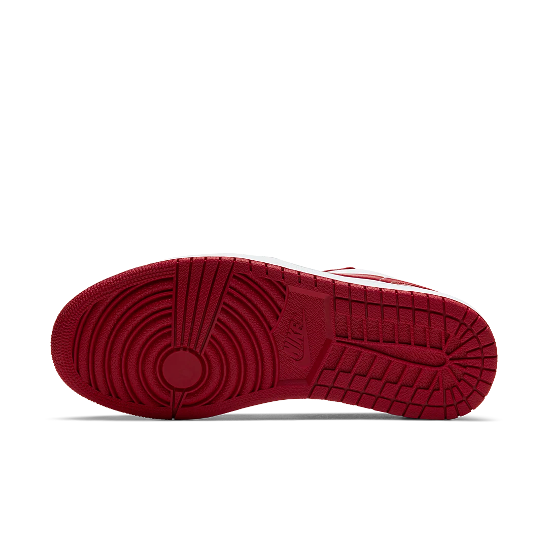 Overkicks - Air Jordan 1 Low Gym Red White (553558-611) - detalle suela