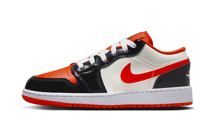 Overkicks - Air Jordan 1 Low Halloween (2023) (DV1335-800) - vista lateral