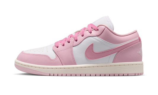 Overkicks - Air Jordan 1 Low Iced Carmine White (DC0774-607) - vista lateral
