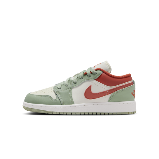 Overkicks - Air Jordan 1 Low Jade Horizon (GS) (553560-133) - vista lateral