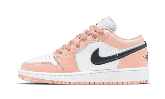 Overkicks - Air Jordan 1 Low Light Arctic Orange Pink (GS) (553560-800) - vista lateral