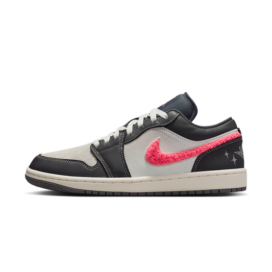 Overkicks - Air Jordan 1 Low Light Graphite Hot Punch (IM6565-014) - vista lateral