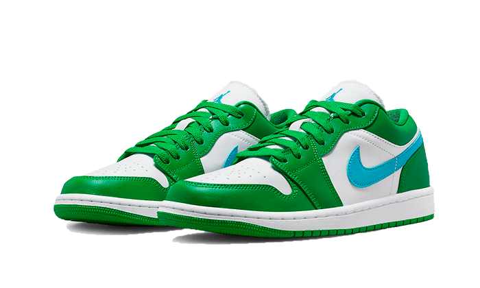 Overkicks - Air Jordan 1 Low Lucky Green Aquatone (DC0774-304) - vista trasera