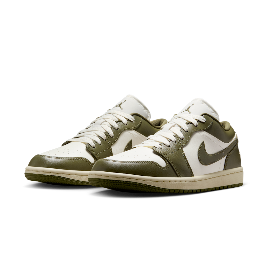 Overkicks - Air Jordan 1 Low Medium Olive (DC0774-122) - vista trasera