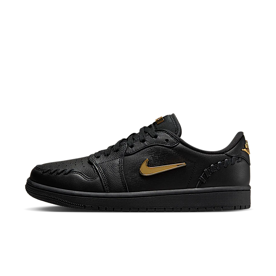 Overkicks - Air Jordan 1 Low Method of Make Black Metallic Gold (FN5032-007) - vista lateral