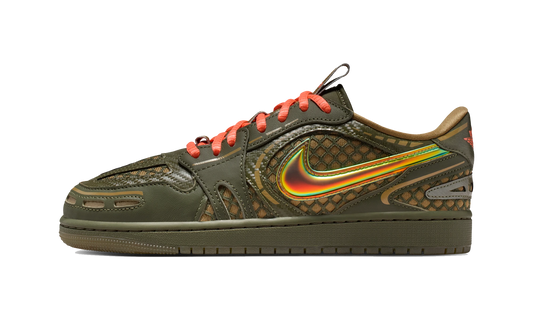 Overkicks - Air Jordan 1 Low Method of Make V3 Brown Kelp Cargo Khaki (HQ2186-300) - vista lateral