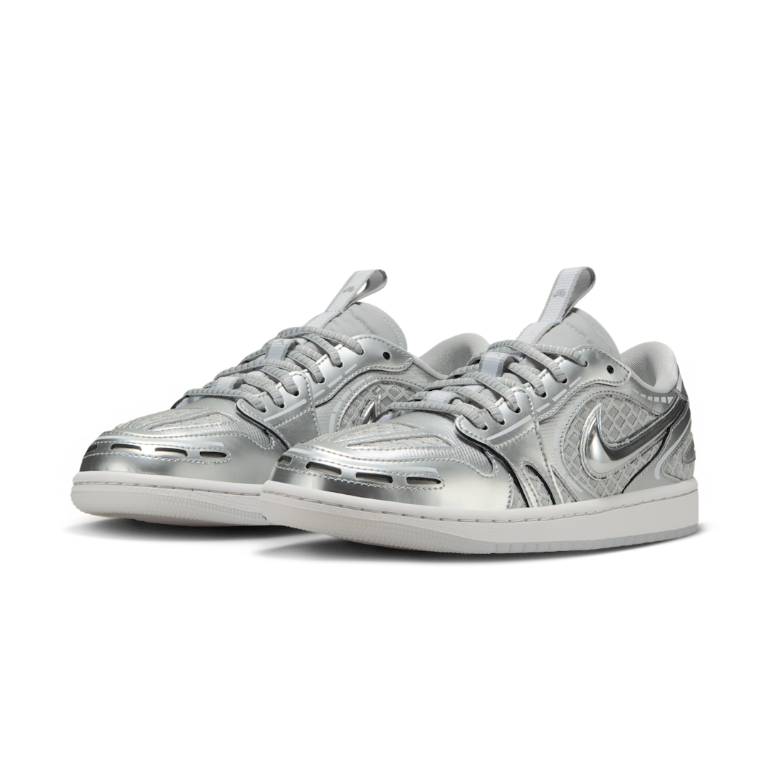 Overkicks - Air Jordan 1 Low Method of Make V3 Metallic Silver (HQ2186-002) - vista trasera