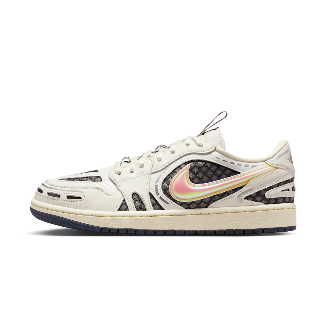 Overkicks - Air Jordan 1 Low Method of Make V3 Sail Coconut Milk (HQ2186-100) - vista lateral