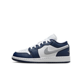 Air Jordan 1 Low Midnight Navy Wolf Grey (GS)
