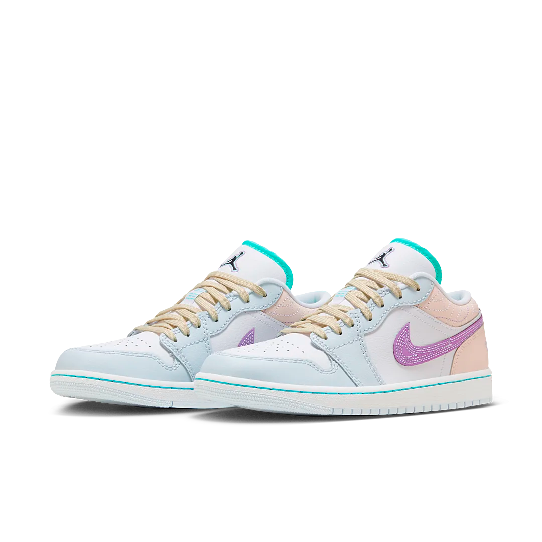 Overkicks - Air Jordan 1 Low Multi-Color Sashiko (FV3623-151) - vista trasera