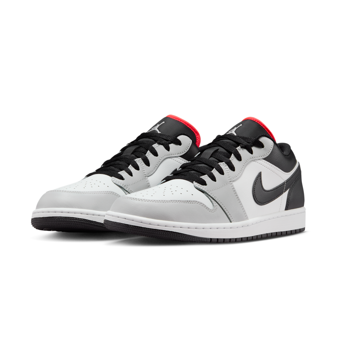 Overkicks - Air Jordan 1 Low Neutral Grey Infrared (553558-045) - vista trasera