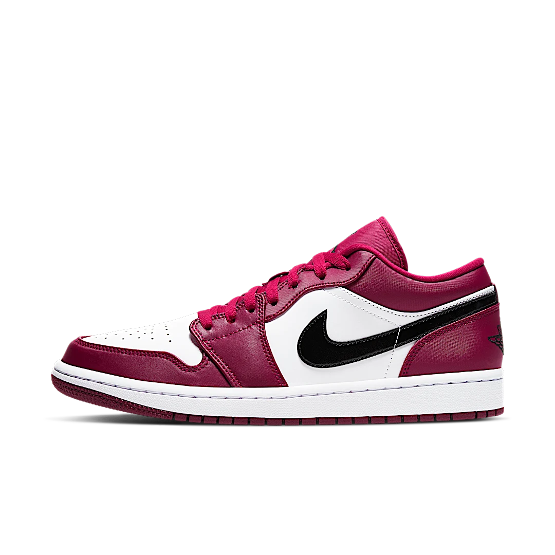 Overkicks - Air Jordan 1 Low Noble Red (553558-604) - vista lateral