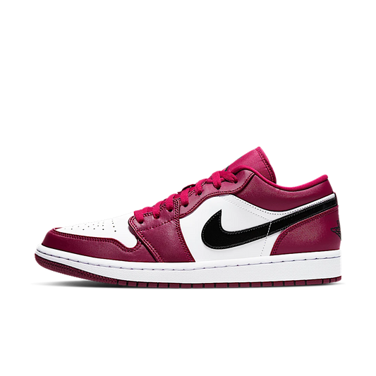 Overkicks - Air Jordan 1 Low Noble Red (553558-604) - vista lateral
