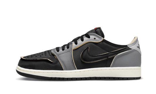 Overkicks - Air Jordan 1 Low OG EX Black Smoke Grey (DV0982-006) - vista lateral