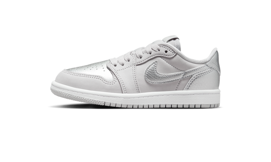 Overkicks - Air Jordan 1 Low OG Metallic Silver (PS) (FQ5436-002) - vista lateral