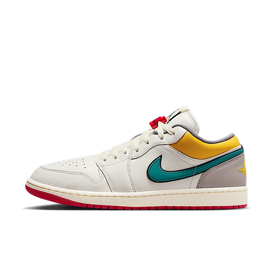 Overkicks - Air Jordan 1 Low PRM Sail Cashmere (HV4511-133) - vista lateral