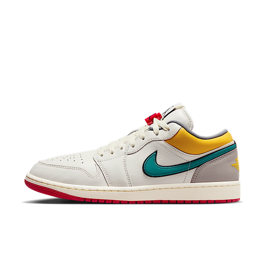 Overkicks - Air Jordan 1 Low PRM Sail Cashmere (HV4511-133) - vista lateral