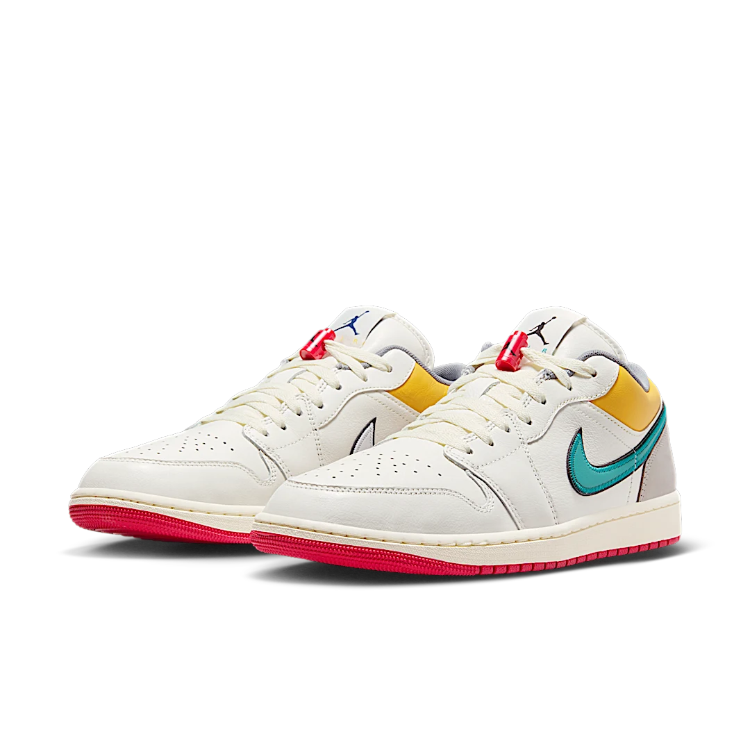 Overkicks - Air Jordan 1 Low PRM Sail Cashmere (HV4511-133) - vista trasera