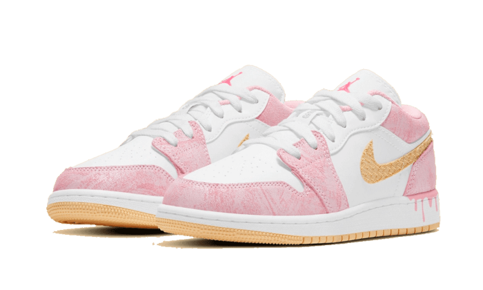 Overkicks - Air Jordan 1 Low Paint Drip (GS) (CW7104-601) - imagen 2
