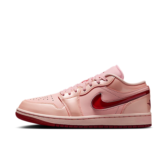 Overkicks - Air Jordan 1 Low Patent Valentines Day (HF3174-600) - vista lateral